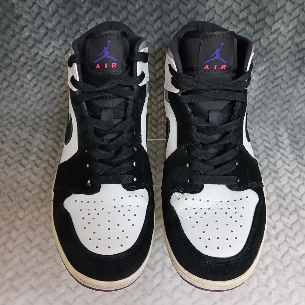 Air Jordan 1 Mid SE Varsity Purple Men's Sneakers Shoes Size 9